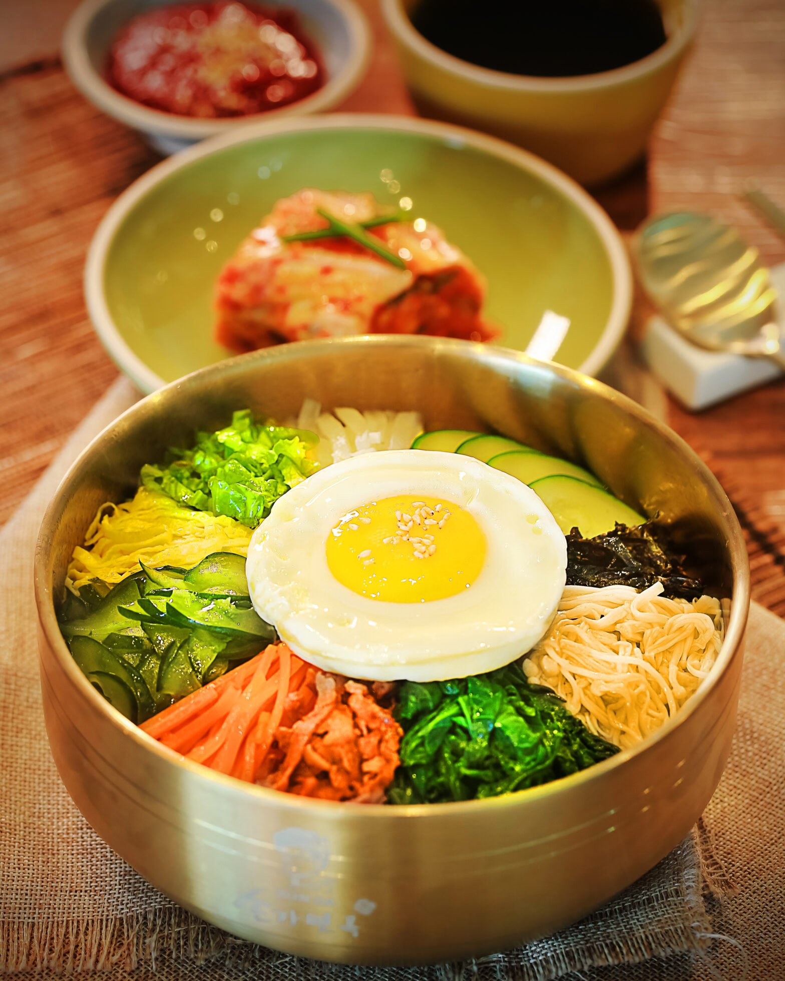 makanan sehat ala Korea di Son Ga Korean Family restaurant. bibimbab makanan korea surabaya